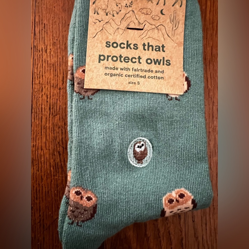Socks That Protect Owls by Conscious Step - Picture 2 of 5